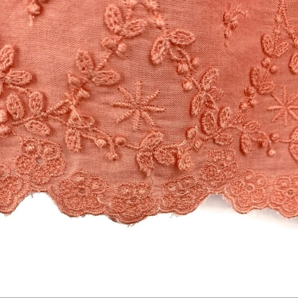 Ulla Johnson eyelet blouse with puff sleeves